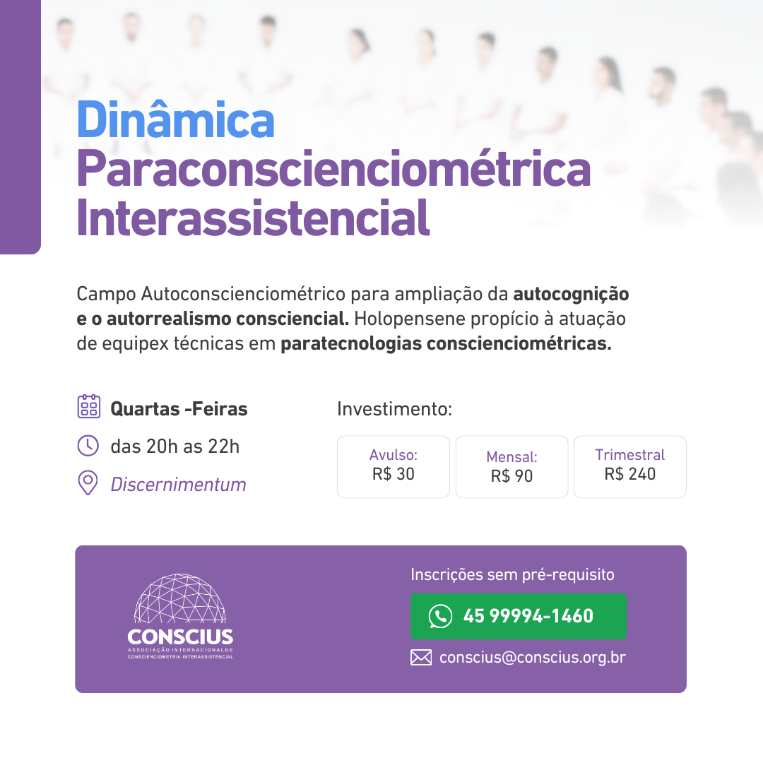 Dinâmica Paraconscienciométrica Interassistencial